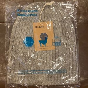 Grey/Silver Alpaca Beanie